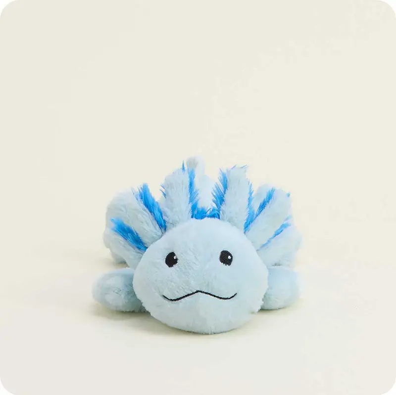 Blue Axolotl Warmies Junior 1