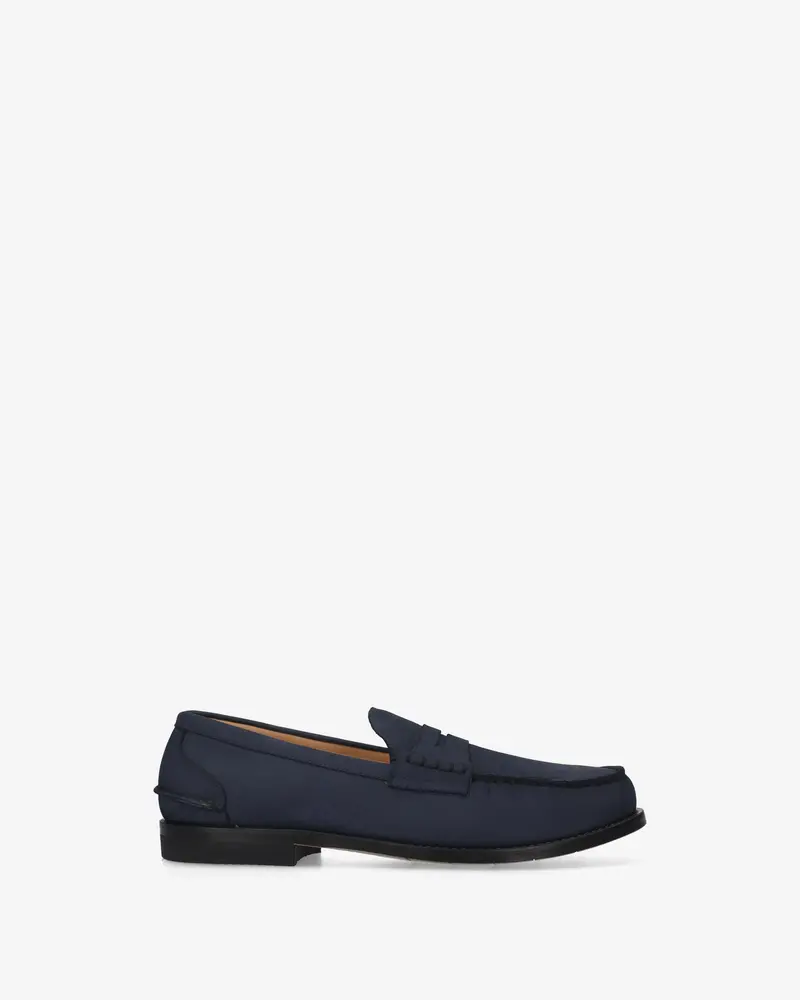 Blue Suede Loafers 1