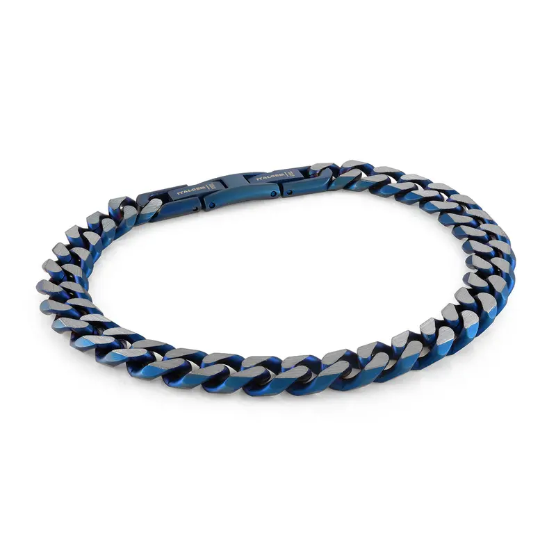 Blueedge Steel Curb Bracelet 1