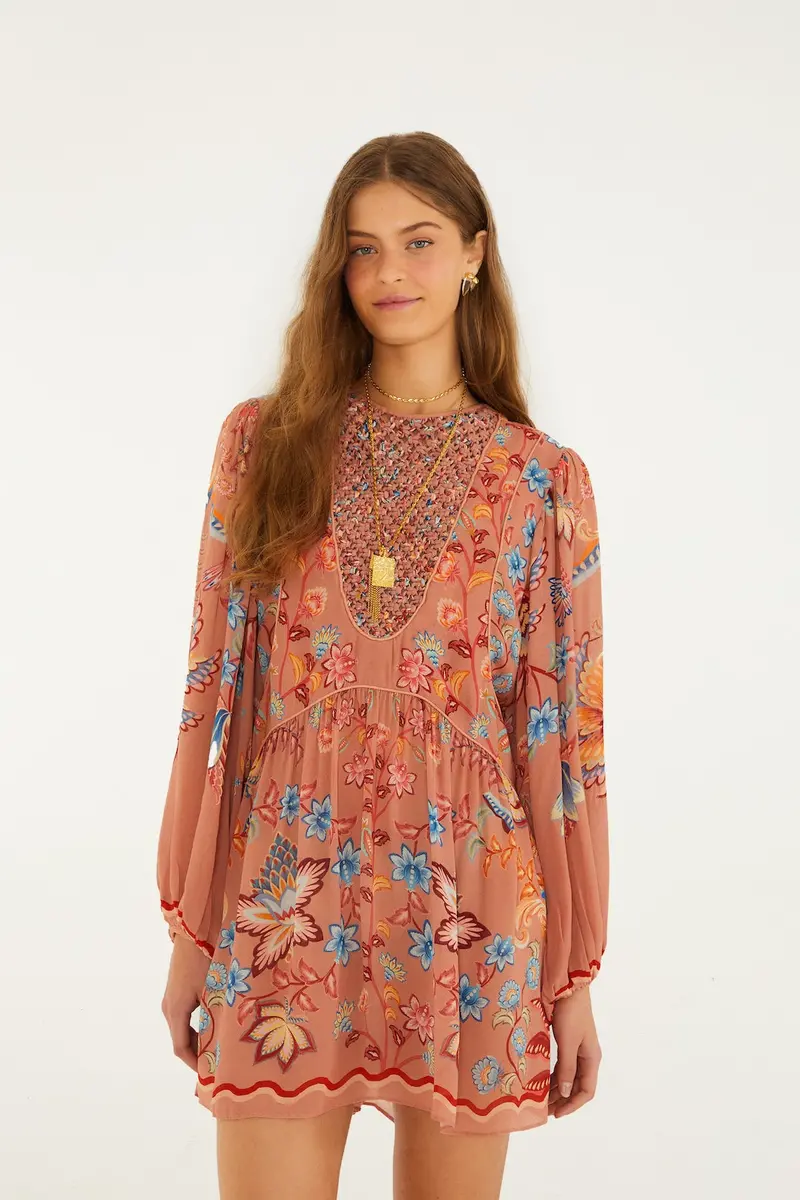 Boho Mocha Dress 1