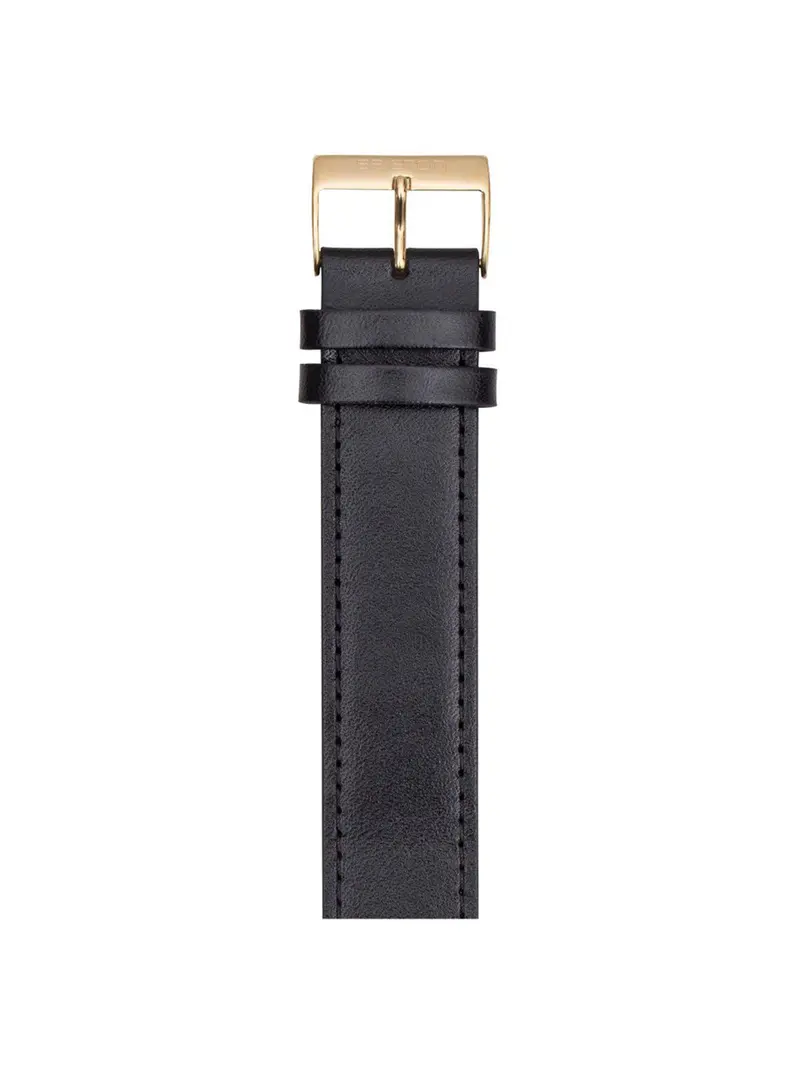 Briston Classic Leather Strap Black Yellow Gold 20Mm 1