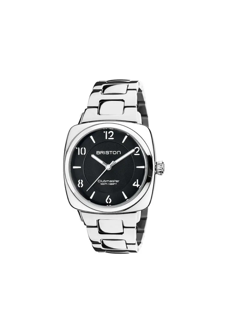 Briston Clubmaster Chic Steel Black Dial Steel Bracelet 36Mm 1