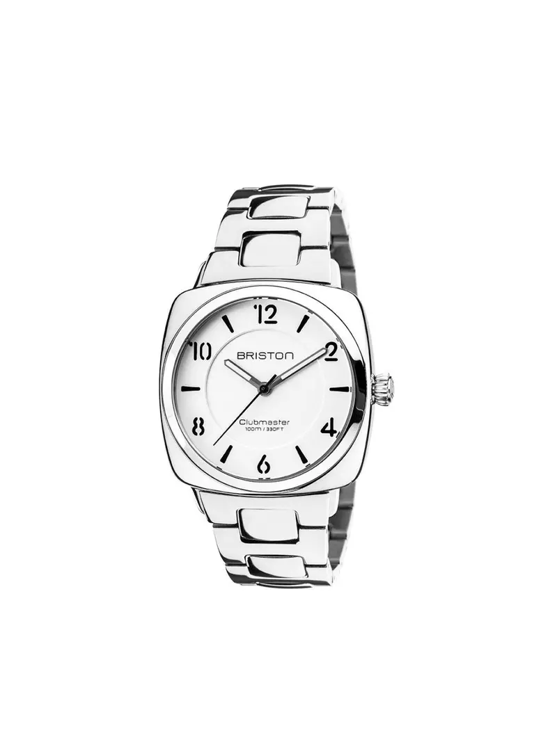Briston Clubmaster Chic Steel White Dial Steel Bracelet 36Mm 1