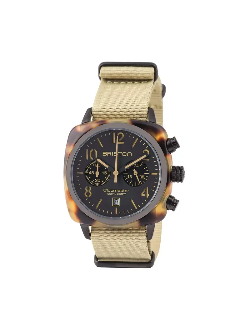 Briston Clubmaster Classic Acetate Chronograph Safari 40Mm 1