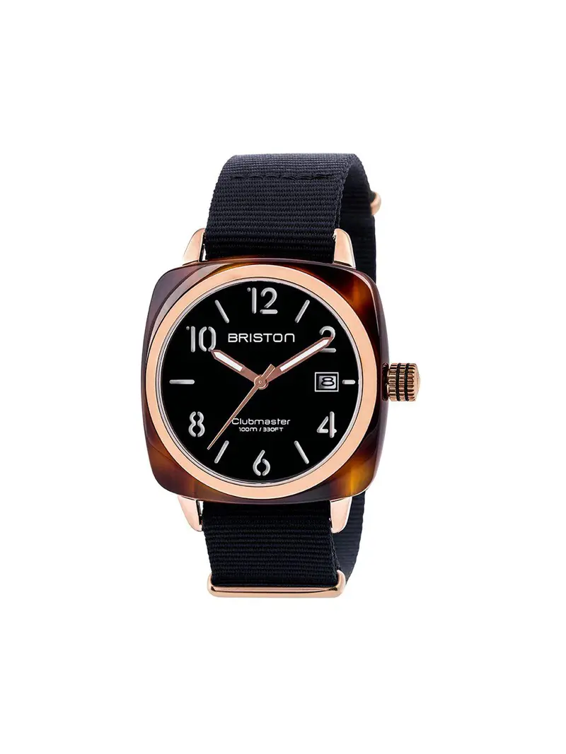 Briston Clubmaster Classic Acetate Hms Black Dial Rose Gold 40Mm 1