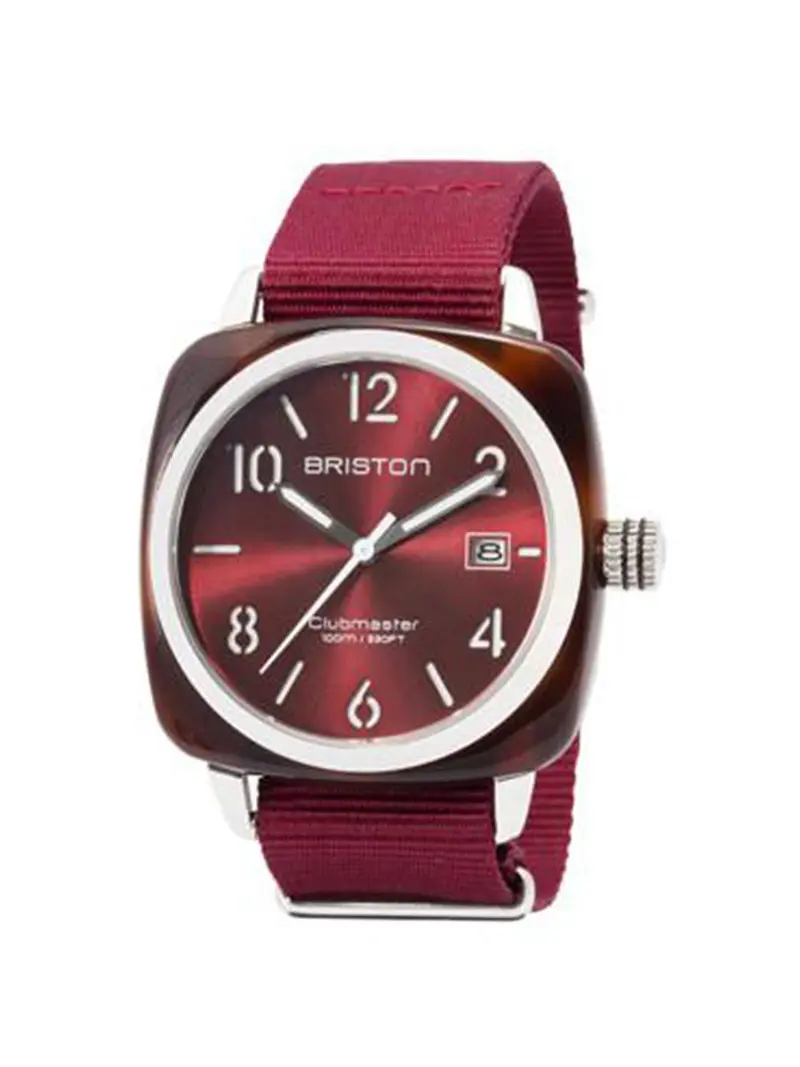 Briston Clubmaster Classic Acetate Hms Red Sunray Dial 40Mm 1