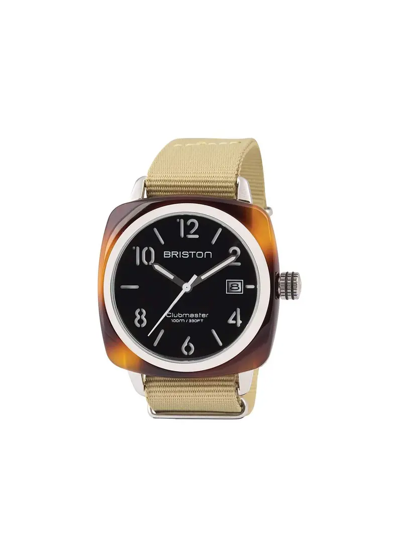 Briston Clubmaster Classic Acetate Hms Tortoise Shell Black Dial 40Mm 1