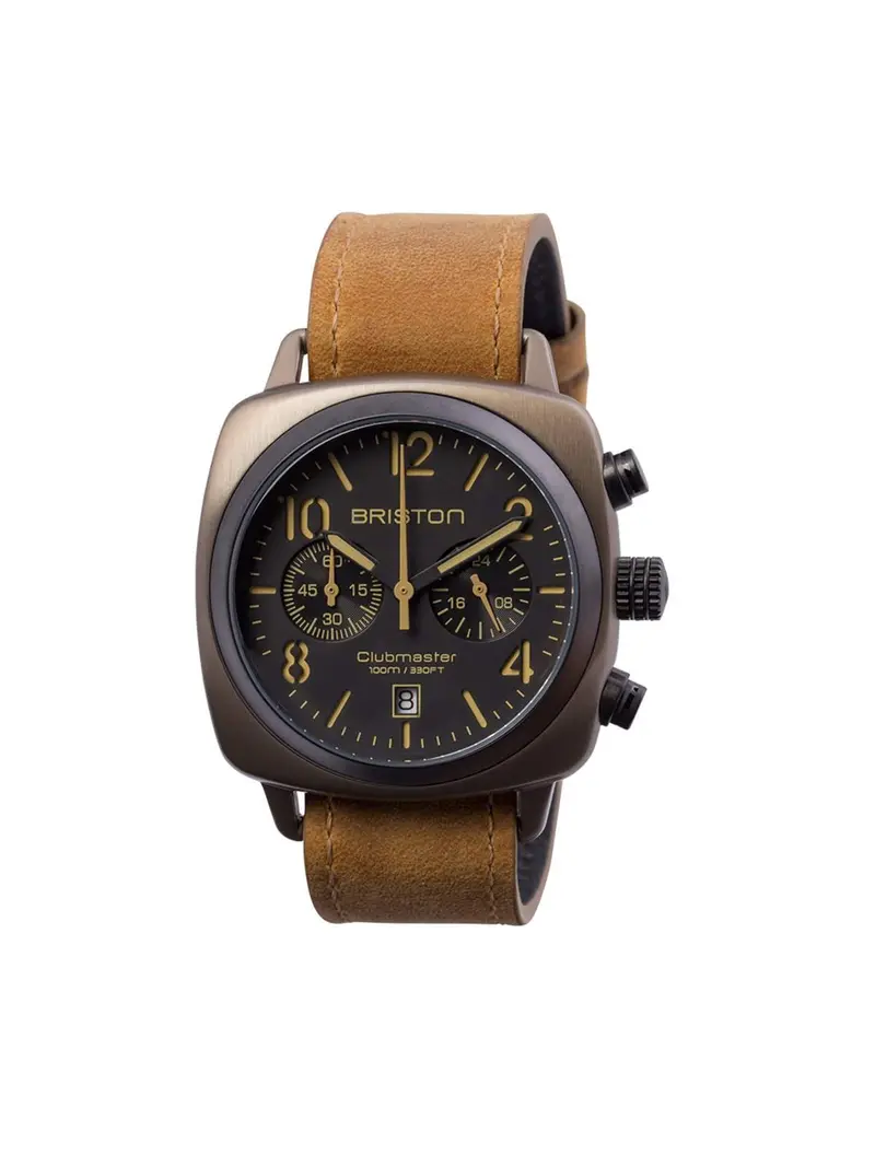 Briston Clubmaster Classic Steel Chronograph Khaki 40Mm 1
