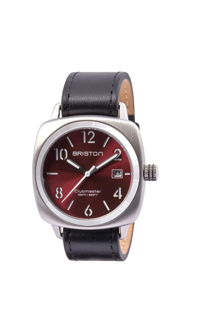 Briston Clubmaster Classic Steel Hms Red Sunray Dial 40Mm 1
