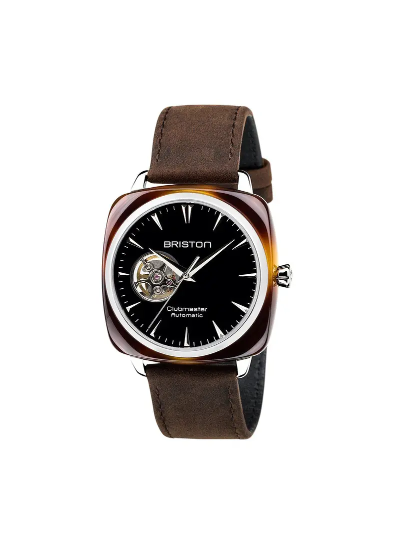 Briston Clubmaster Iconic Acetate Automatic Hms Date Black Dial Opening 40Mm 1