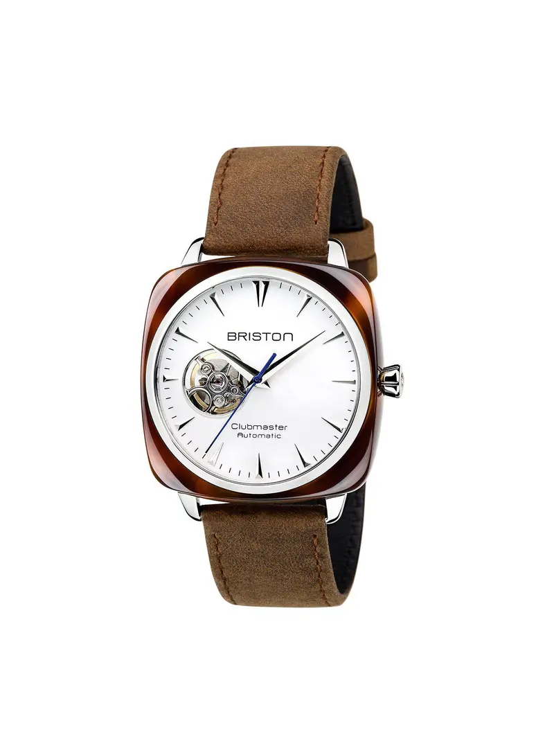 Briston Clubmaster Iconic Acetate Automatic Hms Date White Dial Opening 40Mm 1