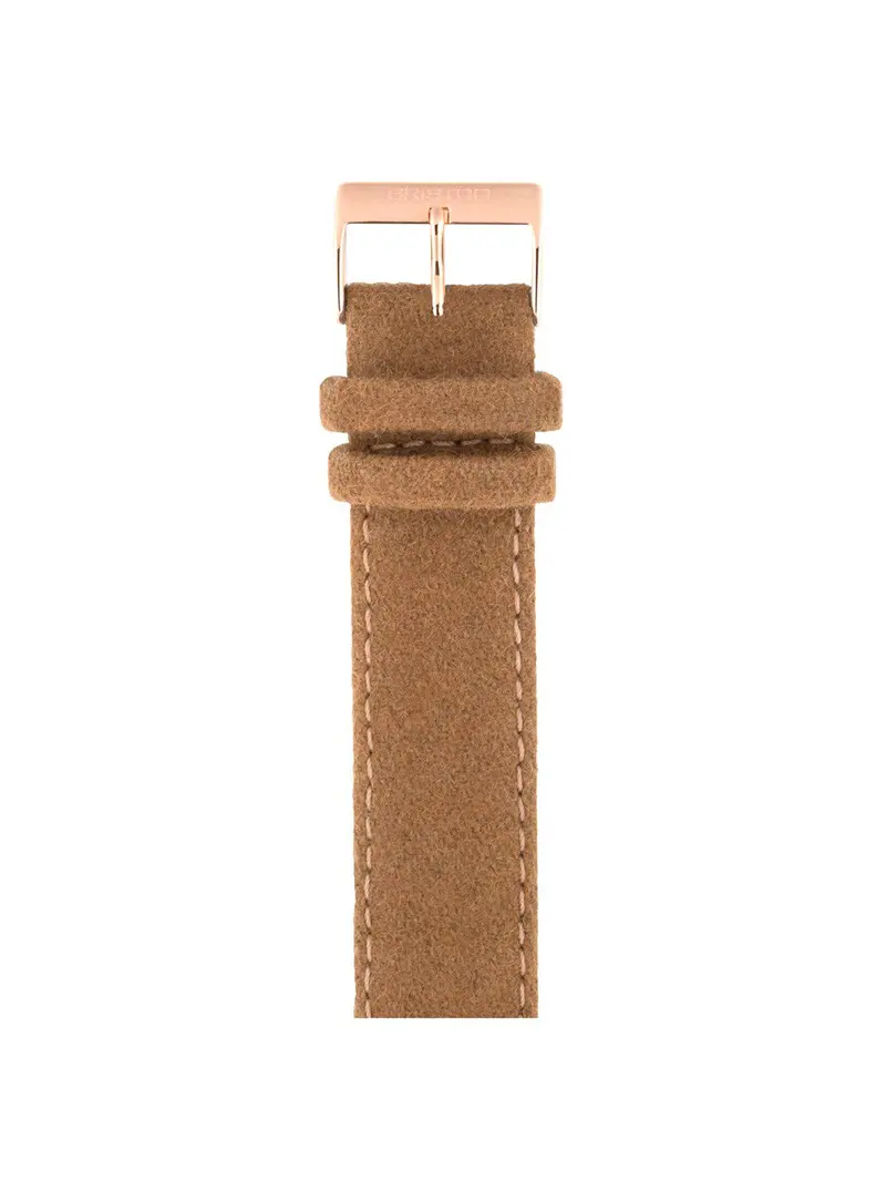 Briston Leather Flannel Strap Camel Rose Gold 20Mm 1