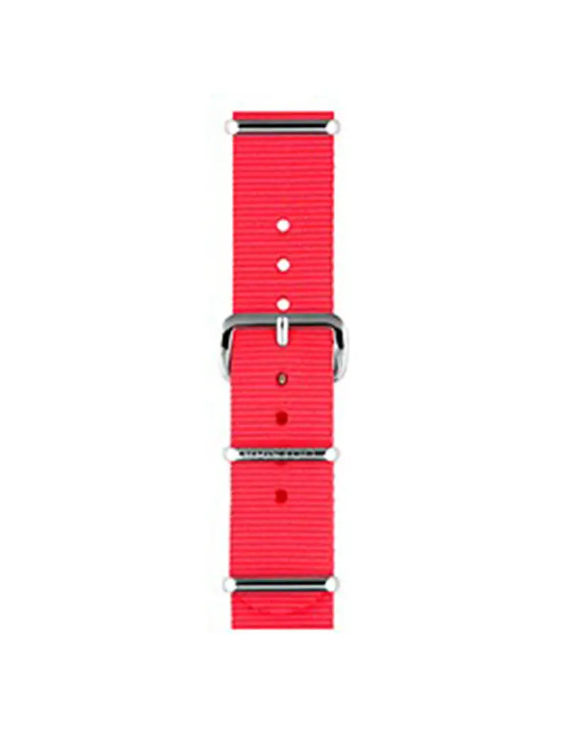 Briston Nato Strap Neon Pink Polished Steel 18Mm 1