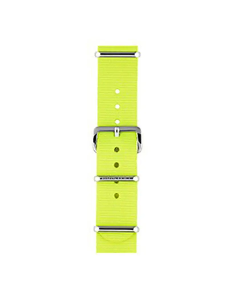 Briston Nato Strap Neon Yellow Polished Steel 18Mm 1