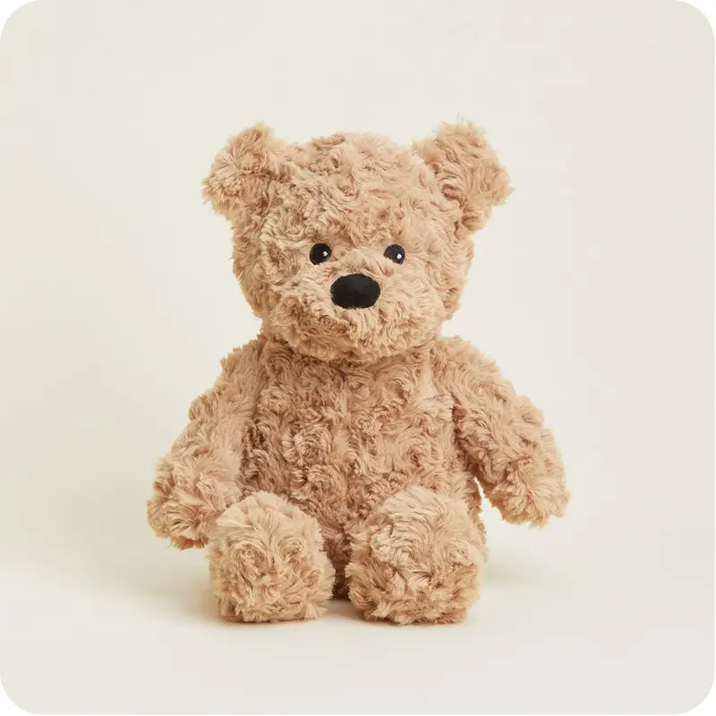 Brown Curly Bear Warmies 1
