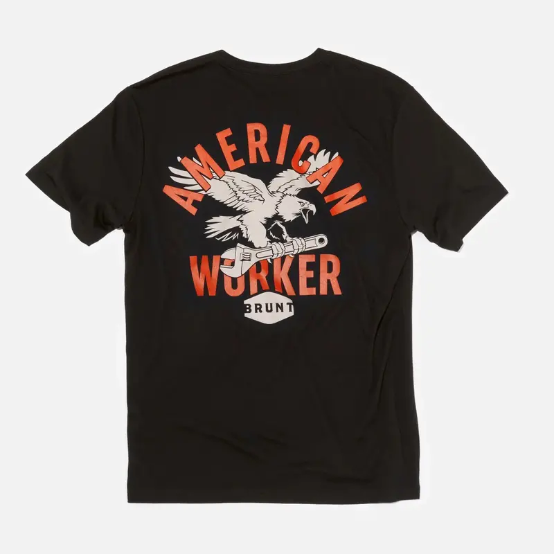 Brunt Men's American Worker T-Shirt 1