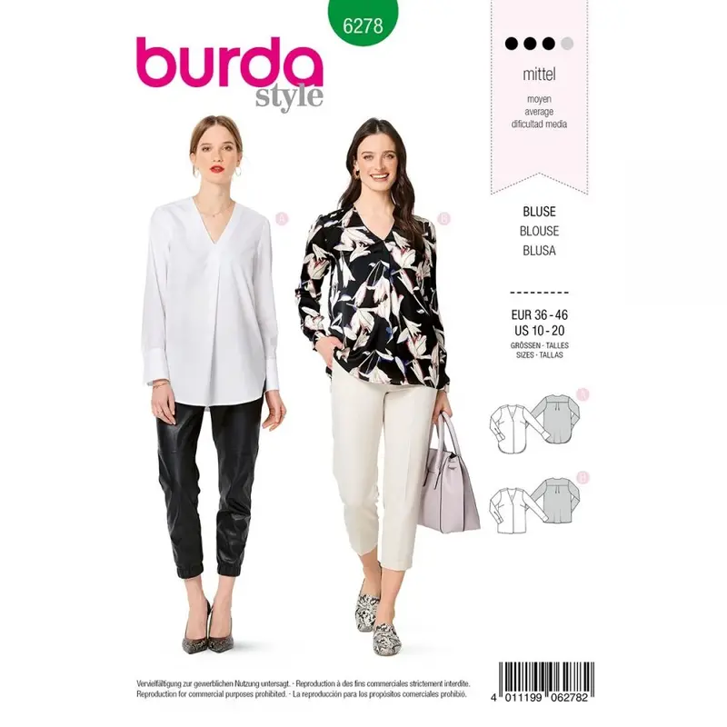 Burda Blouse 6278 1
