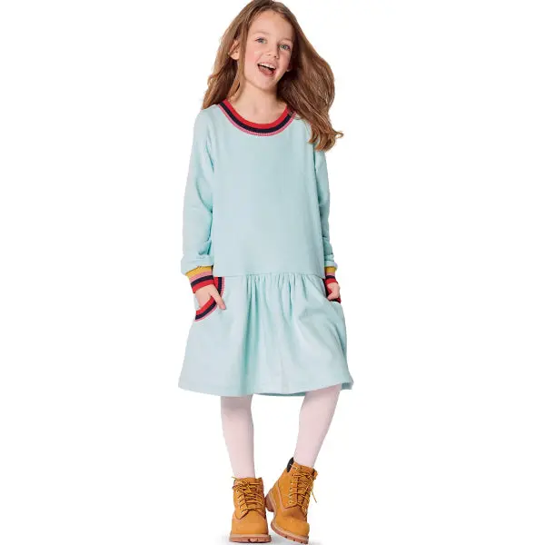 Burda Child Dresses 9286 1