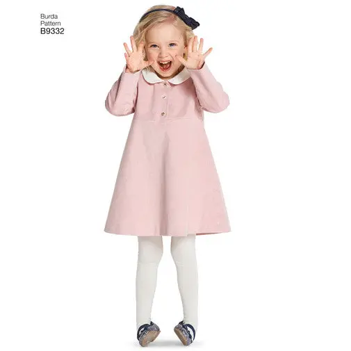 Burda Child Dresses 9332 1