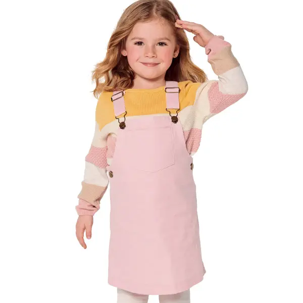 Burda Child Pinafore Dress 9287 1