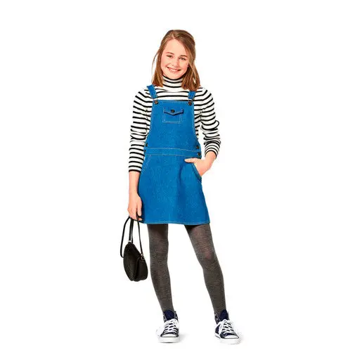 Burda Child/Teen Skirt And Pinafore 9356 1