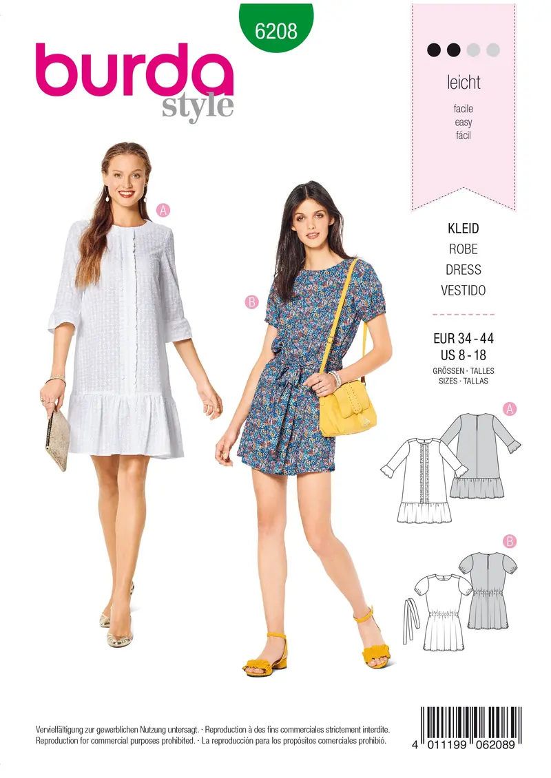 Burda Dresses 6208 1