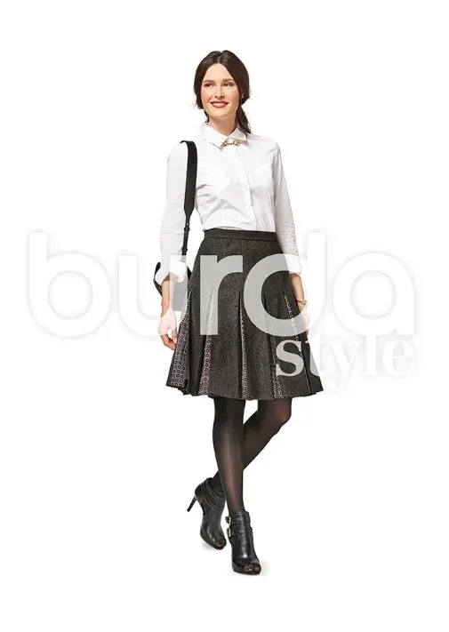 Burda Pleated Skirts 6466 1