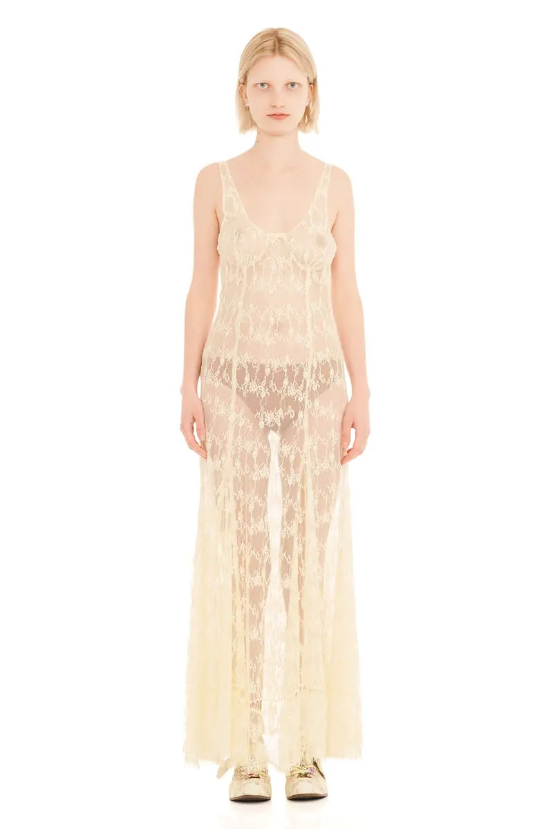 Butter Yellow Long Pamela Dress 1