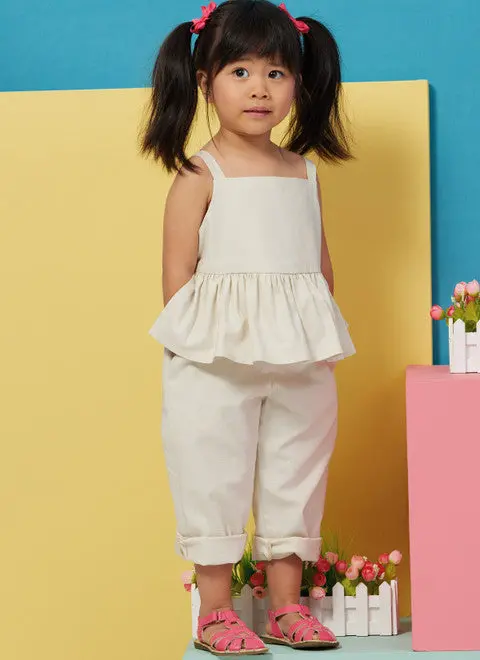 Butterick Baby/Child Overall & Dress B6936 1