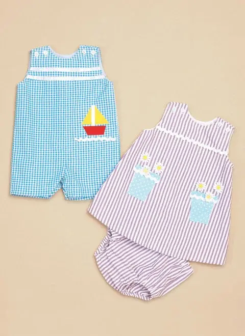 Butterick Baby Overalls, Dress And Panties B6905 1