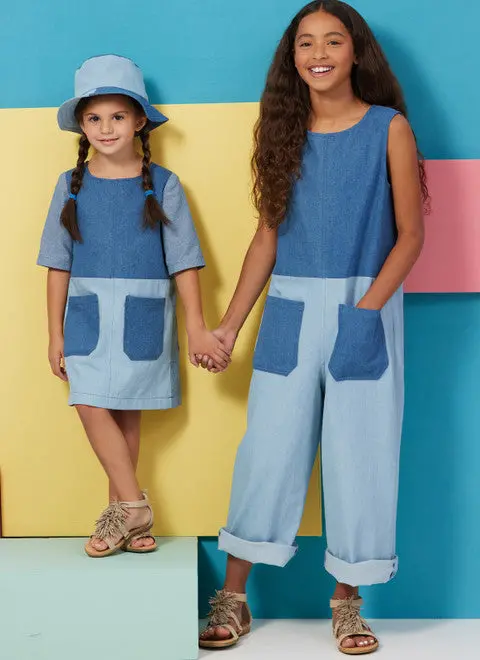 Butterick Child/Teen Dress, Romper B6937 1