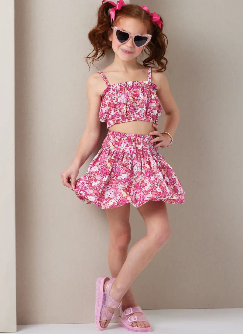 Butterick Children's Tops And Skirts B7050 1