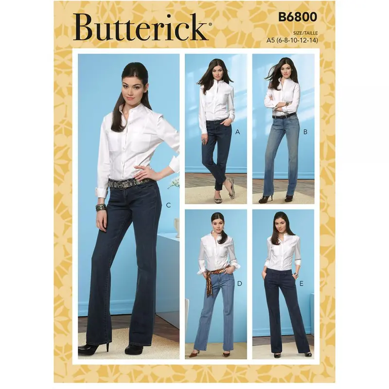 Butterick Jeans And Trousers B6800 1