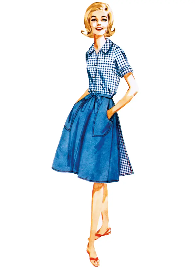 Butterick Pinafore, Skirt, Shorts And Blouse B7053 1