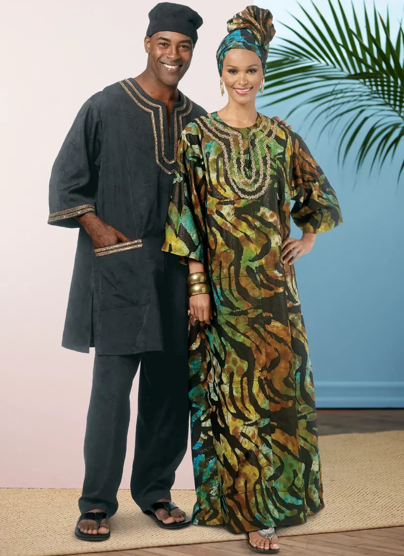 Butterick Unisex Tunic/Caftan Trousers B6748 1