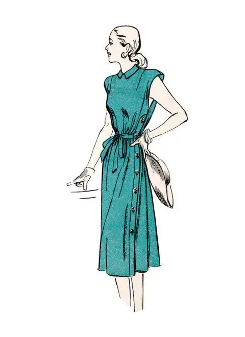 Butterick Vintage Dress B6889 1