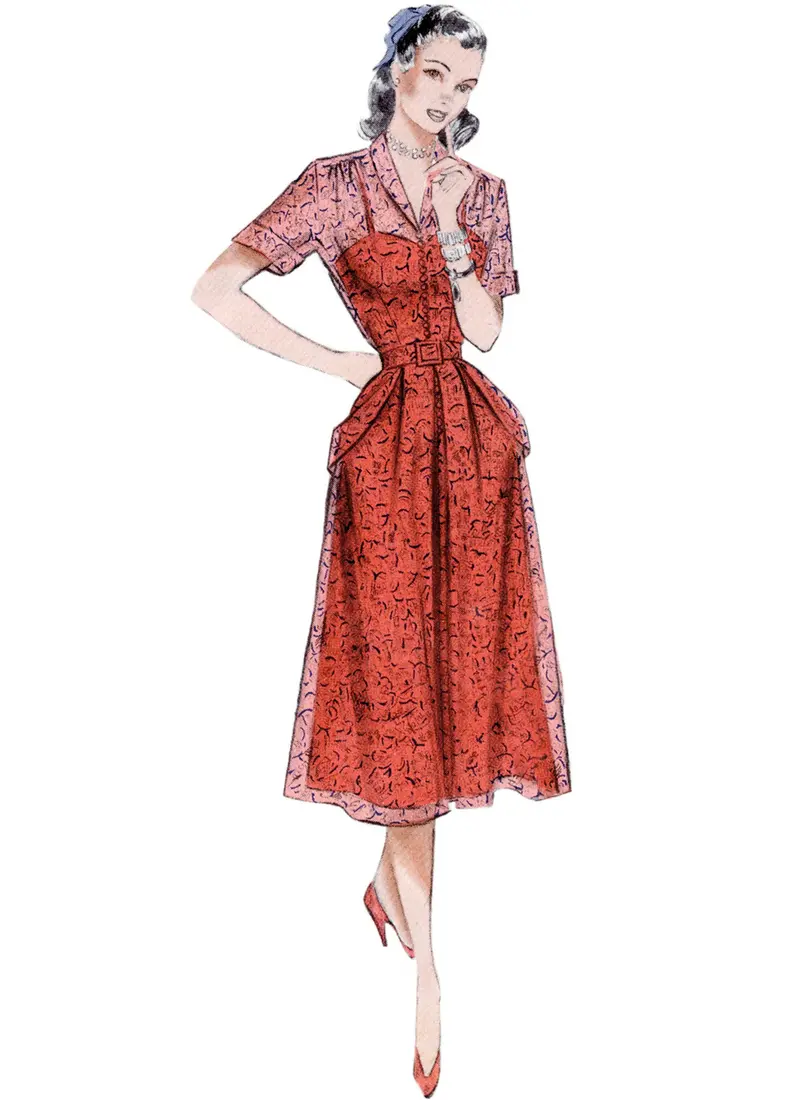 Butterick Vintage Dress B6956 1