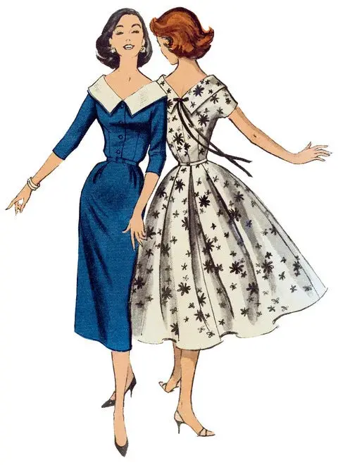 Butterick Vintage Dresses B6870 1
