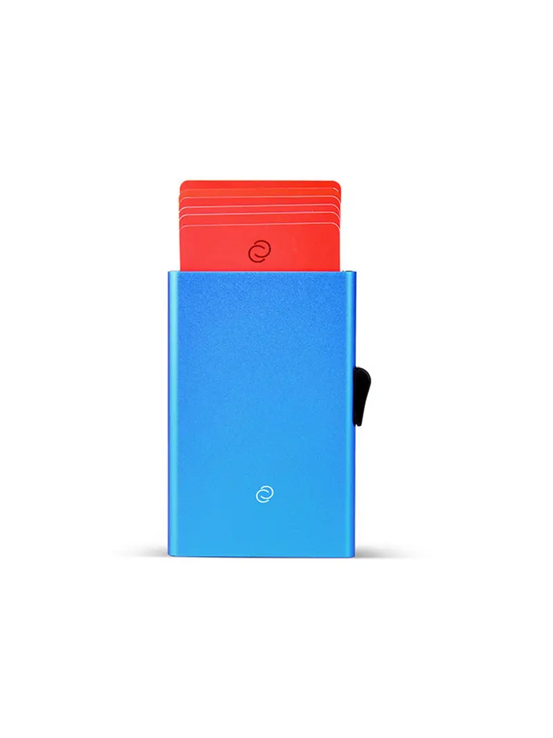 C-Secure Aluminium Rfid Cardholder Blue 1