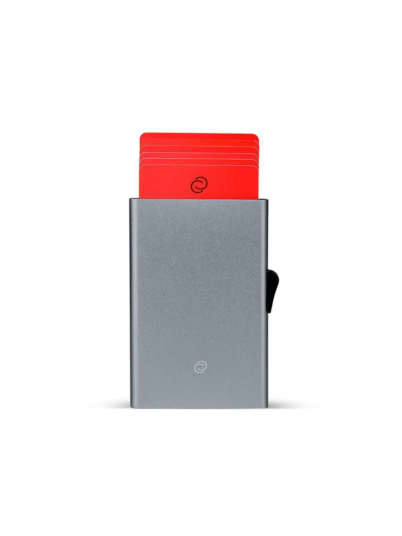 C-Secure Aluminium Rfid Cardholder Grey 1