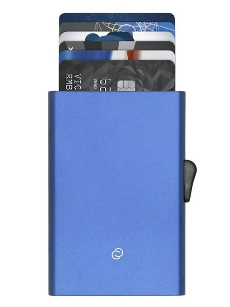 C-Secure Aluminium Rfid Cardholder Indigo Blue 1