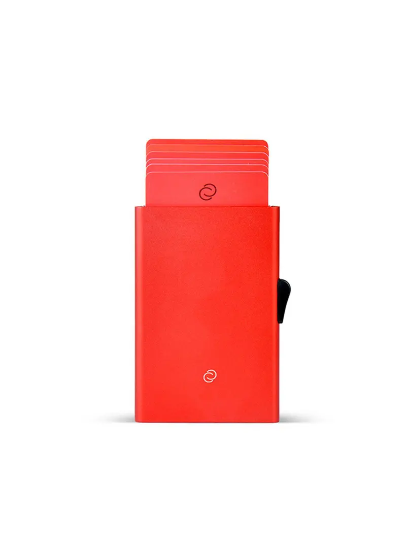 C-Secure Aluminium Rfid Cardholder Red 1