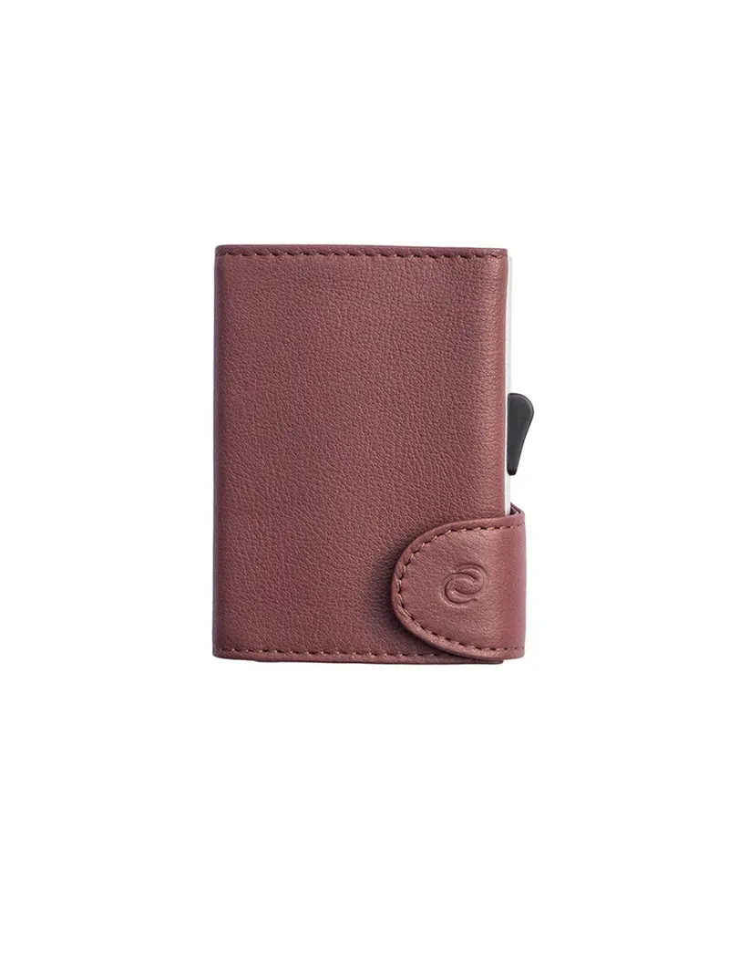 C-Secure Italian Leather Rfid Wallet Bordo 1