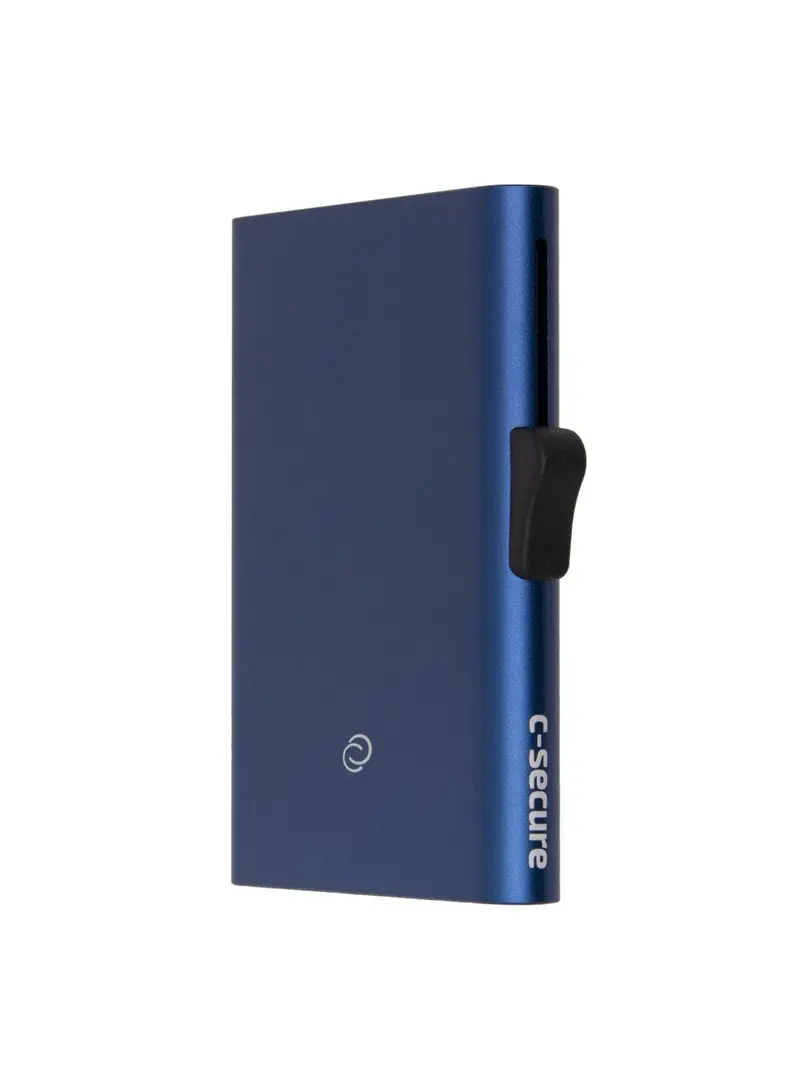C-Secure Xl Aluminium Rfid Cardholder Blue 1