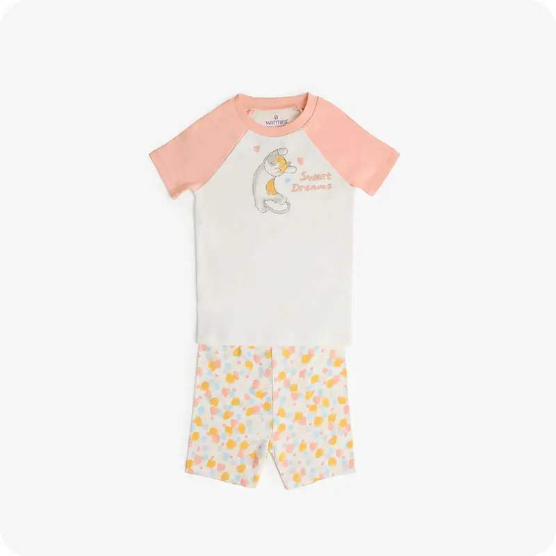 Calico Cat Shorties Pajamas 1