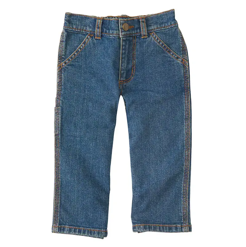Carhartt Boys' Infant/Toddler Washed Denim Dungaree 1