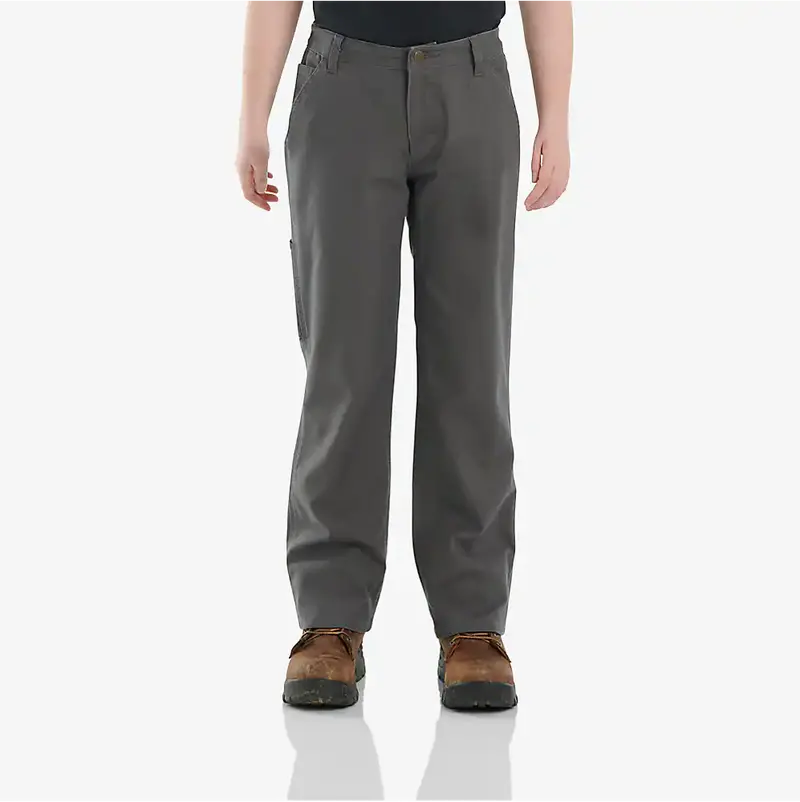 Carhartt Boys' Rugged Flex Loose Fit Canvas Utility Boot-Cut Work Pant 1