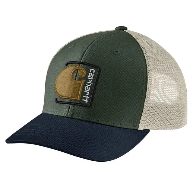 Carhartt Men's Canvas Mesh-Back C Patch Cap 1
