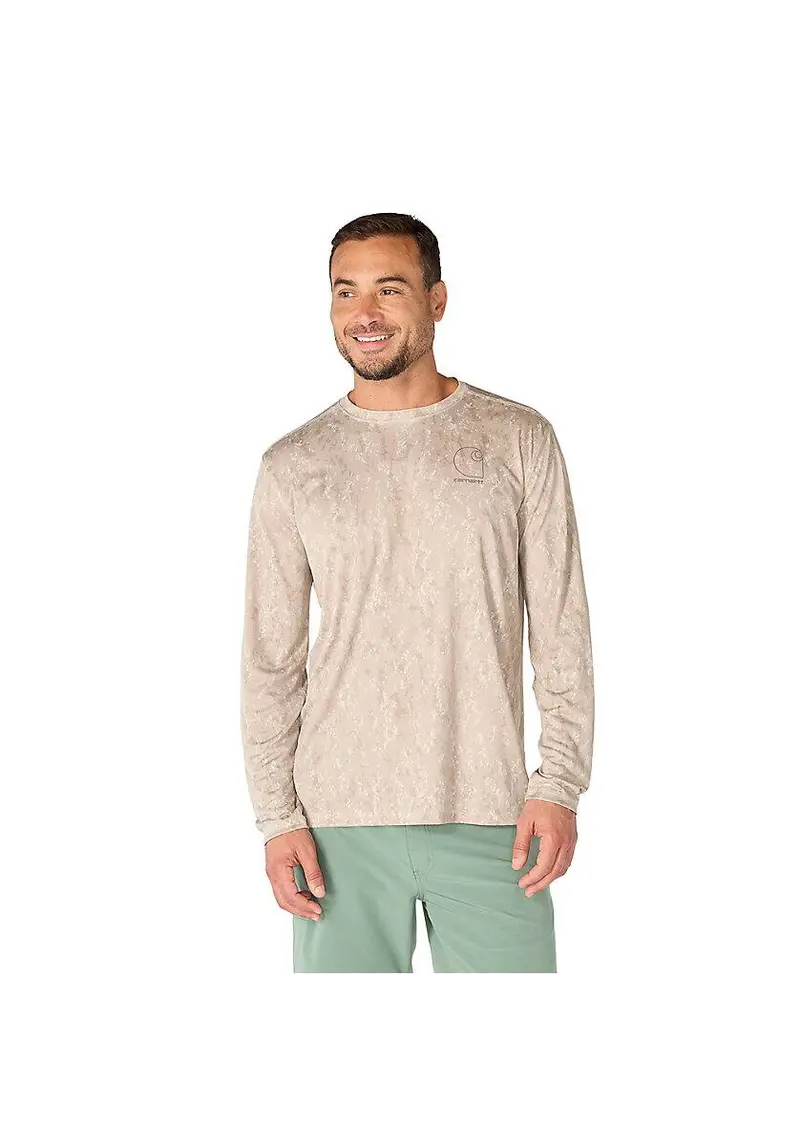 Carhartt Men's Force Defender Relaxed Print Long-Sleeve T-Shirt 1