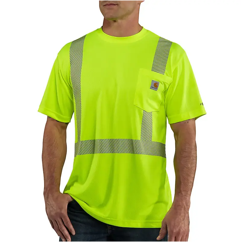 Carhartt Men's Force High-Visibility Short-Sleeve Class 2 T-Shirt 1